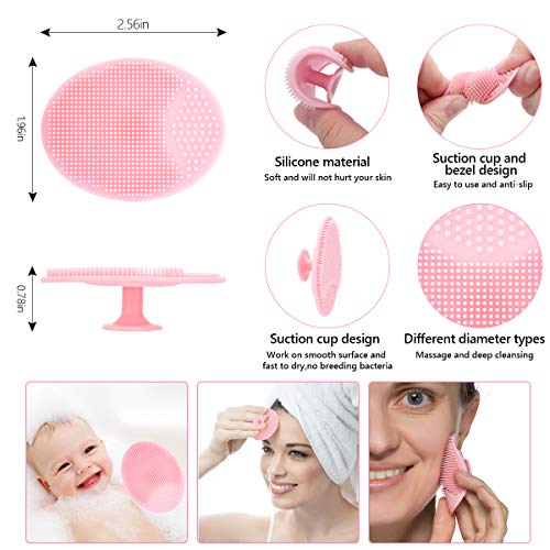 Yokilly 6-Piece Silicone Face Scrubber Kit