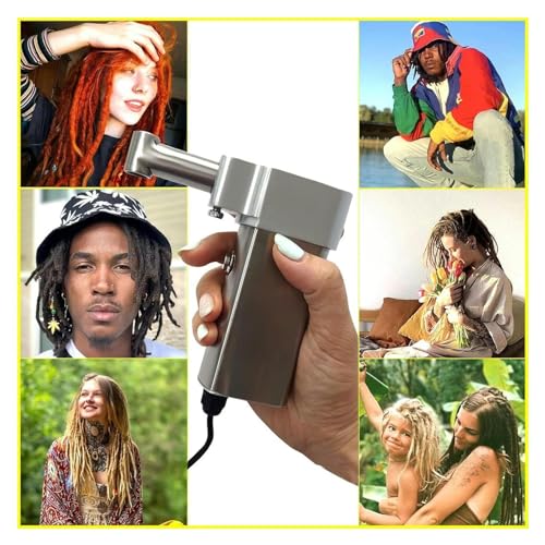 Electric Dreadlock Machine with 6 Heads - Portable Hair Braiding Kit
