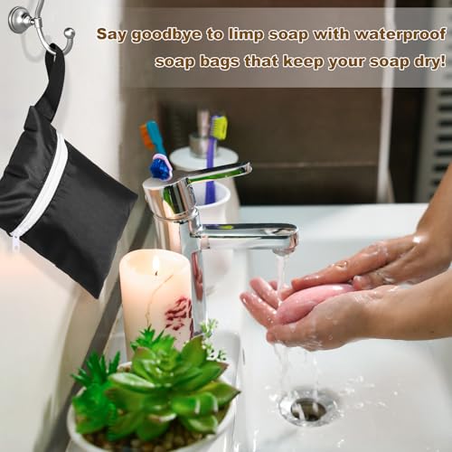 Travel Soap Bag Set 4-Pack Waterproof Leakproof