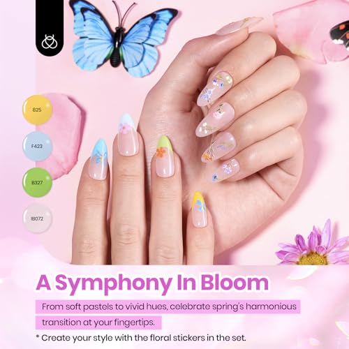Beetles Gel Nail Polish Set - 36 Colors with Base & Matte Top Coat (40 Pcs)