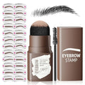 Eyebrow Stamp Kit with 24 Stencils & Brush - Waterproof