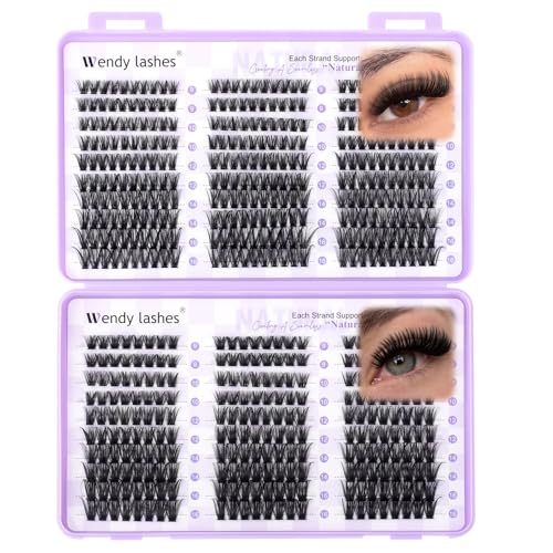 Cluster Lashes 60D+80D 540PCS DIY Eyelash Extensions 9-16mm