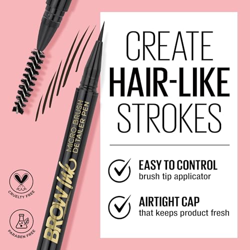 L.A. Girl Brow Ink Micro Brush Pen - Soft Brown