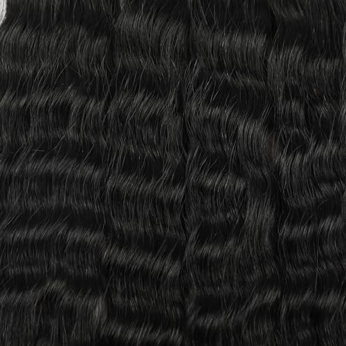 RLHAIR Wet and Wavy Human Braiding Hair 100g (4pc Bundle)