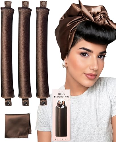 Heatless Curling Rods Overnight - Velvet Hair Rollers for Sleep