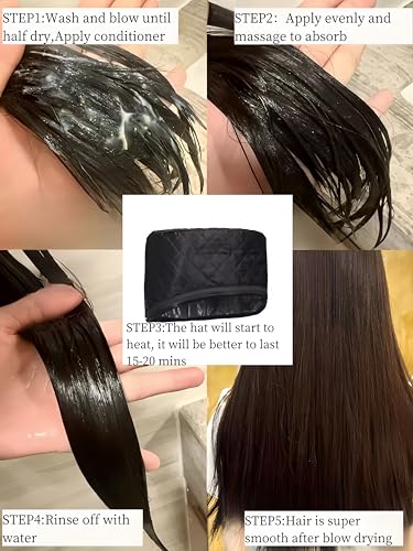 Hair Spa Cap with 10 Heat Settings & Timer