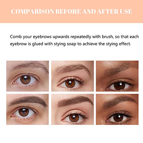 Clear Eyebrow Setting Gel - Waterproof Brow Gel 2PC