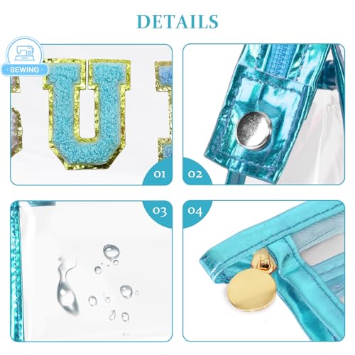 COSHAYSOO Clear Sunscreen & Makeup Travel Pouch