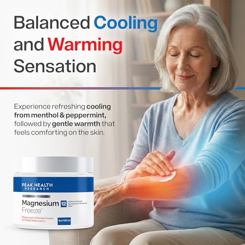 Magnesium Freeze Topical Cream - Joint & Muscle Relief, 4oz