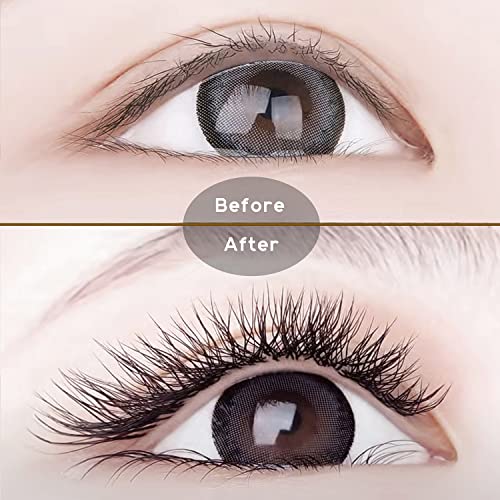 KOLYBEL Easy Fan Eyelash Extensions 0.05 Thickness D Curl 15-20mm Mix + YY Lash Extensions 0.07 Thickness C Curl 8-15mm Mix