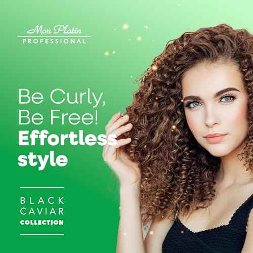 Total Volume Hair Cream for Curly Hair, Hydrating Formula with Black Caviar and Peach Extract, Sunflower & Cotton Oils, Anti-Frizz, Curl Enhancer for Volume Control, 400 ml