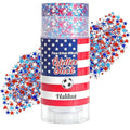 Patriotic Red White Blue Glitter Stick for Face & Body