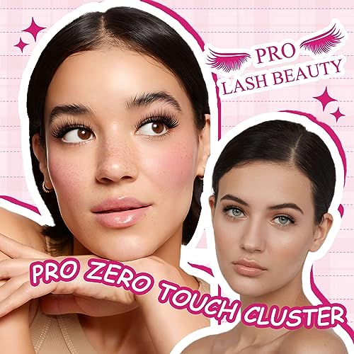 Lash Clusters, 120 Pcs Individual Cluster Lashes DIY Lash Extension Zero Downy-D-10-18mix Eyelash Clusters Volume Wispy Lashes Super Thin Band Reusable Soft & Comfortable(Downy-D-10-18 mix)