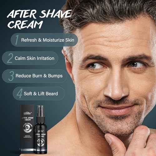 3Pcs Shaving Kit For Men Gift Basket For Christmas Birthday Valentine's Father's Day Mens Shaving Kit For Dad Men Husband Boyfriend Includes Shaving Cream Pre Shave Oil After Shave Cream