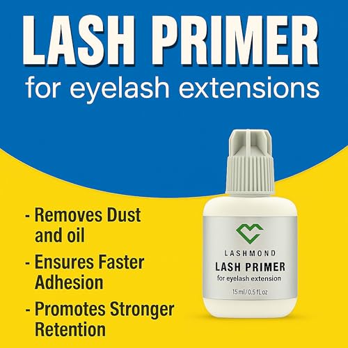 Eyelash Extension Primer 15 ml Natural Oil Cleanser and Fastens Lash Adhesive Bonding- Ideal Pretreatment for individual Lash Extension
