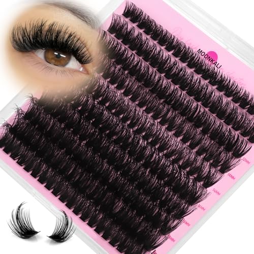 MOONKALI 60D Cluster Eyelash Extensions - D Curly 10-18MM
