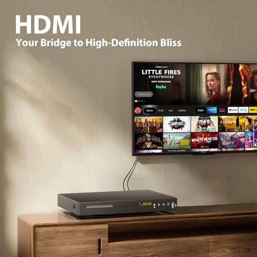 N NUTROMO Blu-ray DVD Player with 1080P Full HD & Dolby Audio