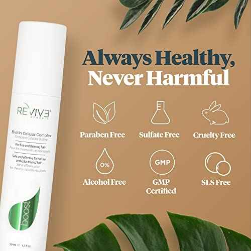 Reviv3 Procare Biotin for Hair Follicles ? Biotin Hair Growth Complex Protects from UV Rays ? Hair Root Booster for Natural & Color Treated Hair ? Hair Care Products for Women w/Thinning Hair (1.7 oz)