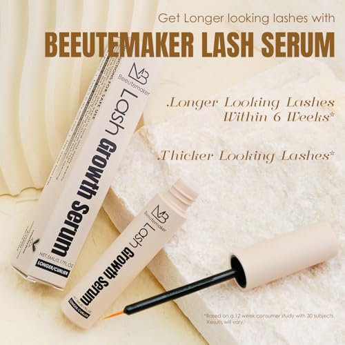 Eyelash Growth Serum? 0.17 Fl. Oz./5mlEyelash Growth Serum with Advanced Formula to Boost Longer Fuller and Thicker Looking Lashes - Vegan & Cruelty-Free for Sensitive Eyes