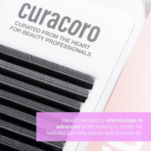 CURACORO 5D Clover Lash Extensions U-Shape 7-15mm D Curl