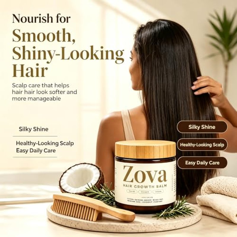 Hair Growth Balm - Natural Scalp Repair Solid Butter 4oz