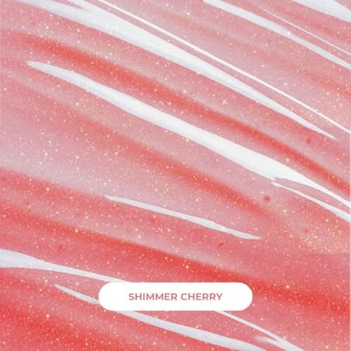 L.A. Girl Lip Oil Nourishing Gloss, Shimmer Cherry (Pack of 2)