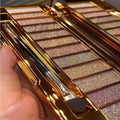 Glitter Eyeshadow Palette 12 Color Waterproof Shimmer with Brush