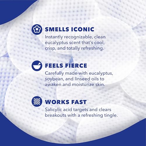 Noxzema Ultimate Clear Acne Pads, 2% Salicylic Acid, 90 Count, 6 Pack