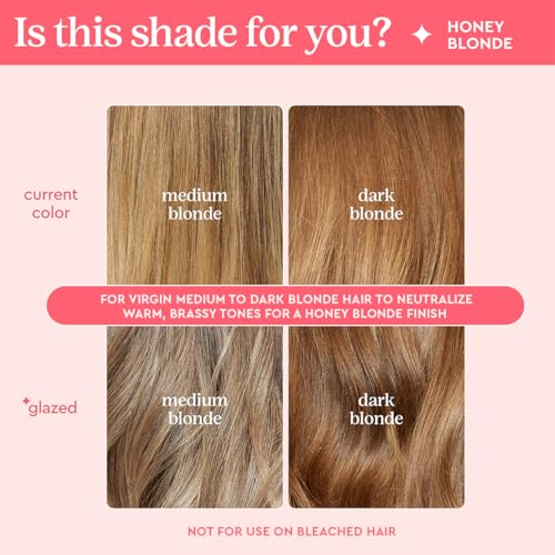 Glaze Super Gloss Honey Blonde Hair Color – Semi-Permanent Conditioning Gloss