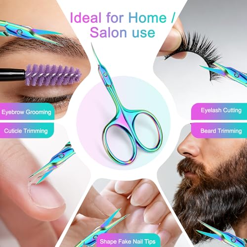 Precision Curved Cuticle Scissors - Extra Fine Tip Stainless Steel