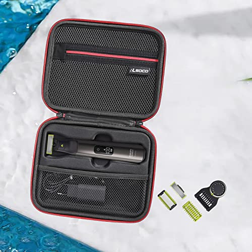 RLSOCO Hard Case Compatible With Philips QP6530/70,QP6530/80,QP6531/70,QP6550/70,QP6520/70,QP6510/20 Hybrid Electric Trimmer | Compact Design with YKK Zipper & Scratch Protection (Case Only)