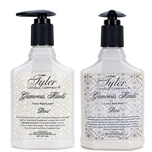 TYLER Candle Glamorous Hand Bath and Shower Gift Set, Diva