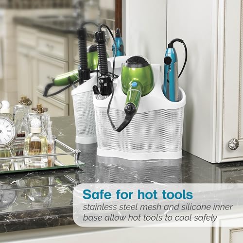 Polder Style Station Hair Tool Organizer – 3 Compartments