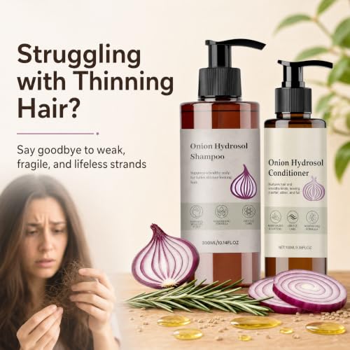 Onion Hydrosol Shampoo and Conditioner Set with Biotin