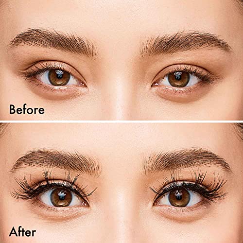 i•ENVY Remy 3D False Eyelashes, 100% Human Hair, Invisible Band (3 Pack)