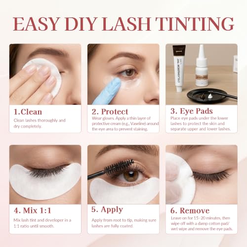 Lash & Brow Color Kit - Black, Waterproof, 4-Week Wear