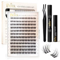 BEFER 3D Curl Lash Clusters Kit - 108 Pcs DIY Volume Lashes