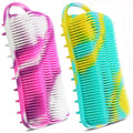 Silicone Body Scrubber for Women, 2-Pack Loofah & Scalp Massager