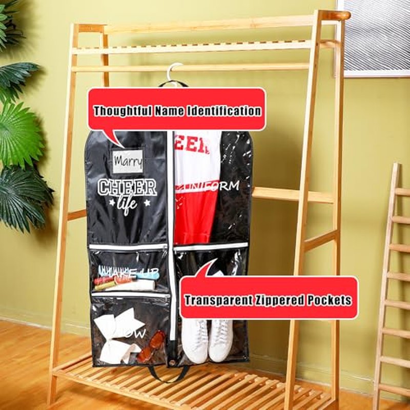 Blushtier Cheer Garment Bag 40 Inch Waterproof Uniform Storage