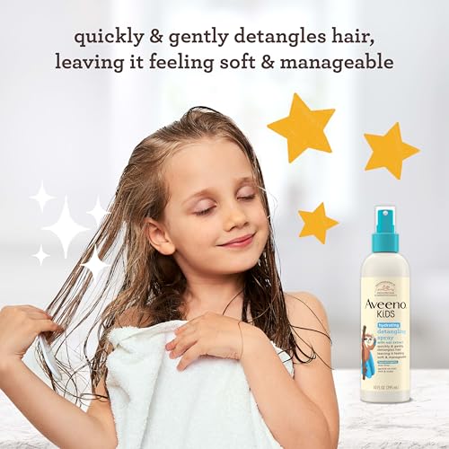 Aveeno Kids Hydrating Detangling Spray with Oat, 10 oz