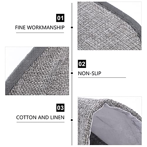 Ciieeo Disposable Hotel Slippers Non-Slip Foldable Portable Slippers for Home Spa Travel Lightweight Breathable Summer Use