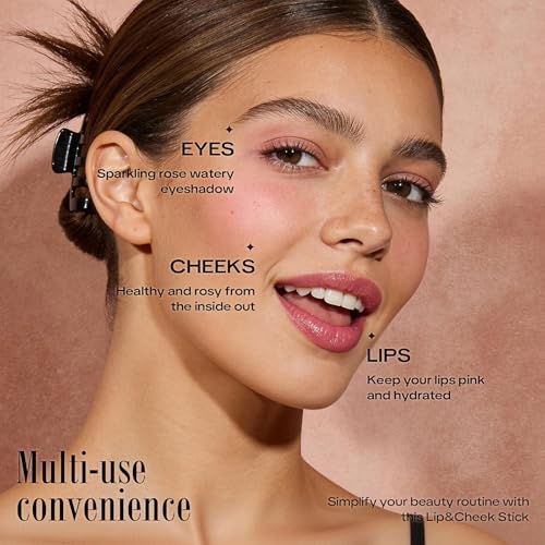 pH-Activated Blush Stick 3-in-1 for Cheeks, Eyes & Lips