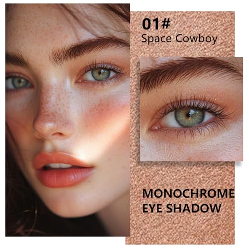 evpct Champagne Gold Glitter Eyeshadow Palette - Rich Pigment Shades