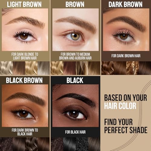 Eyebrow Pen Microblading Dual Tip - Waterproof Dark Brown