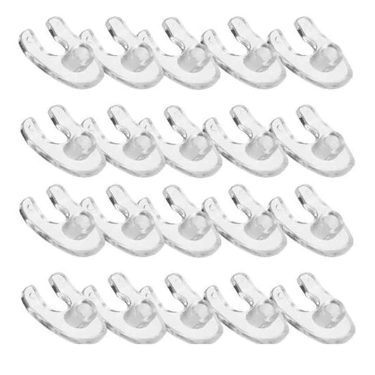 QiQibaby Accessory Disposable Desinfection Parts for Beauty Tool Mesogun Meso Device(20pcs Clear Feet)