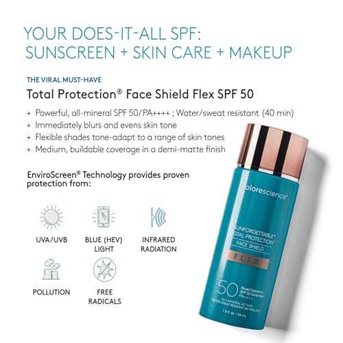 Colorescience FLEX Tinted Mineral Sunscreen SPF 50 - Tone-Adapting Formula