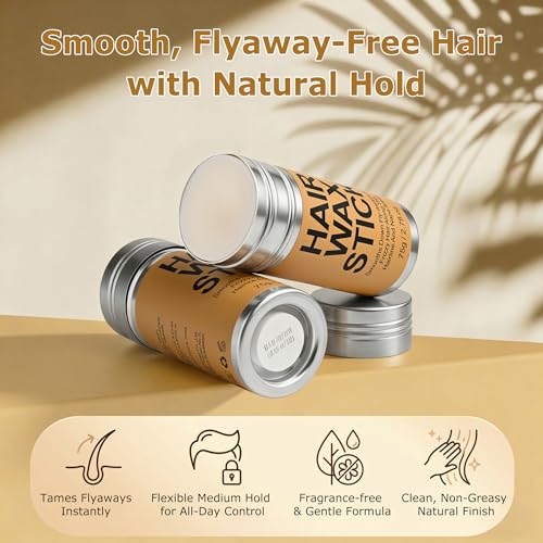 Hair Wax Stick for Flyaways & Frizz Control | 2.7 oz