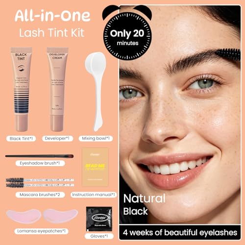 Lash Tint Kit Black - Lasting 4 Weeks