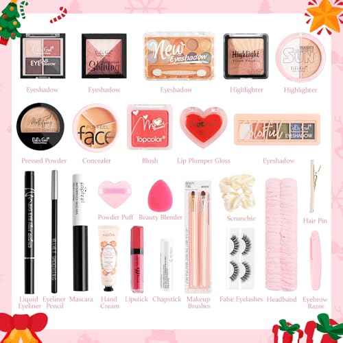 Makeup Advent Calendar 2025, Advent Beauty Calendar 2025, Advent Calendar for Teen Girls, Advent Calendars Christmas, Makeup Kit Makeup Sets, Christmas Gifts for Teens Girls