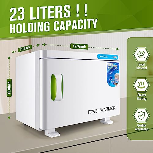 23L Hot Towel Warmer Cabinet with Stainless Steel Racks
